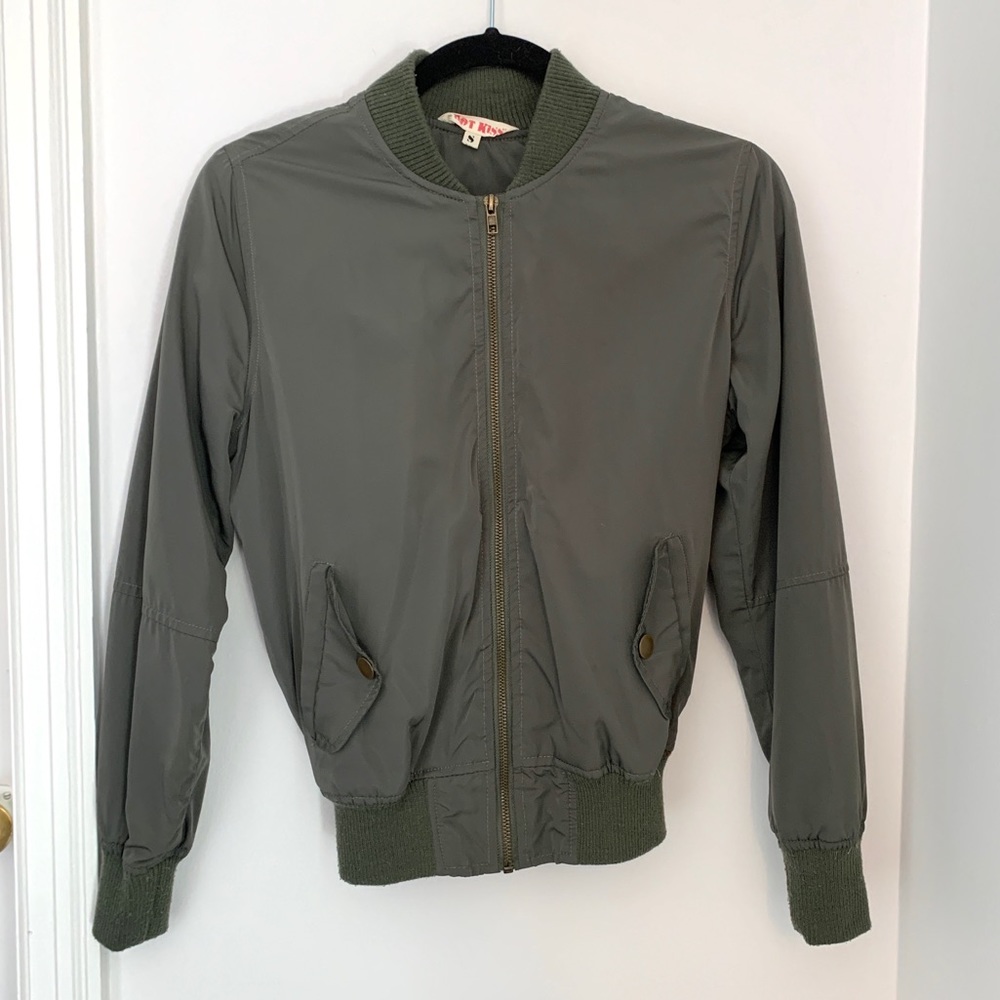 Green Bomber Jacket 🕶